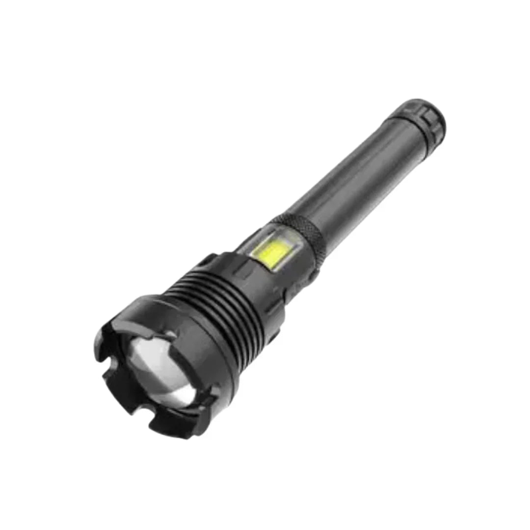Taktisk ficklampa – LED ficklampa med zoom & powerbank-funktion Carvallo