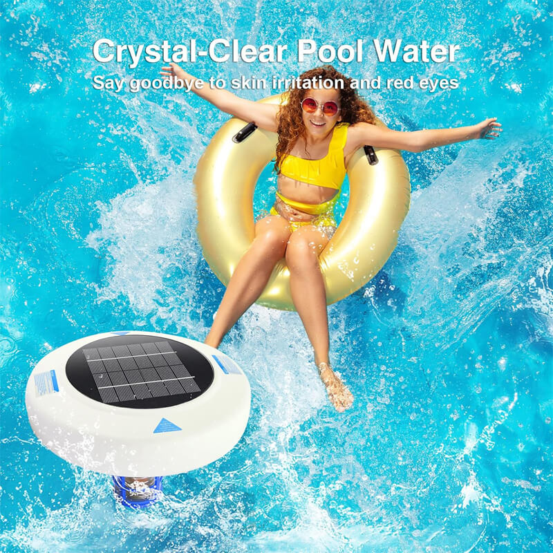 Solenergidriven pooljoniser med LED-lampa Carvallo