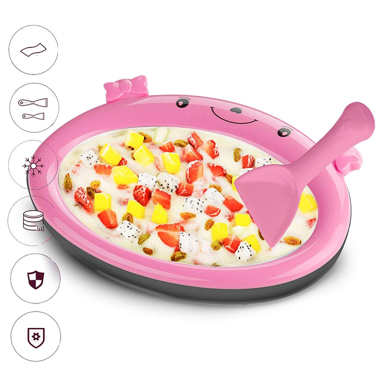 Instant Ice Cream Maker Pan-Kitchen-Hemnix-Rosa-Hemnix