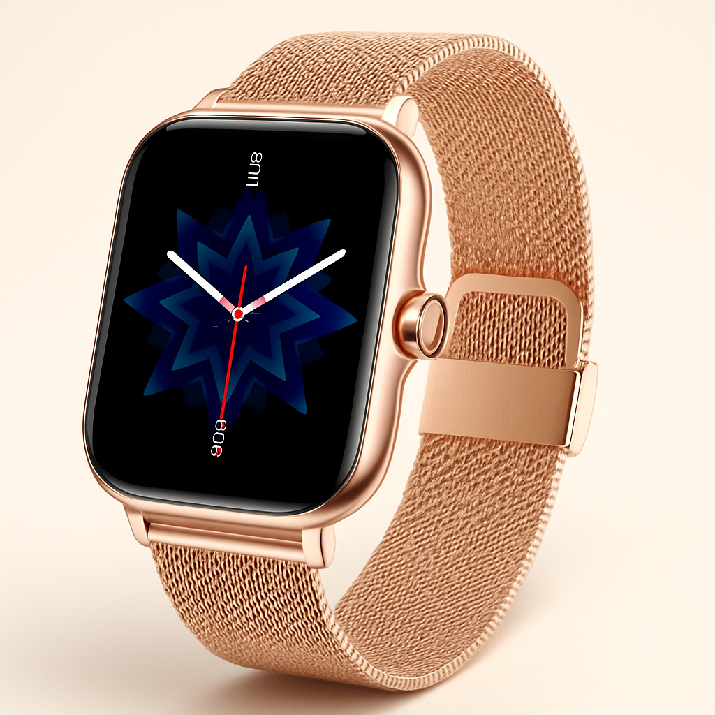 Smart klocka med meshband för kvinnor Carvallo