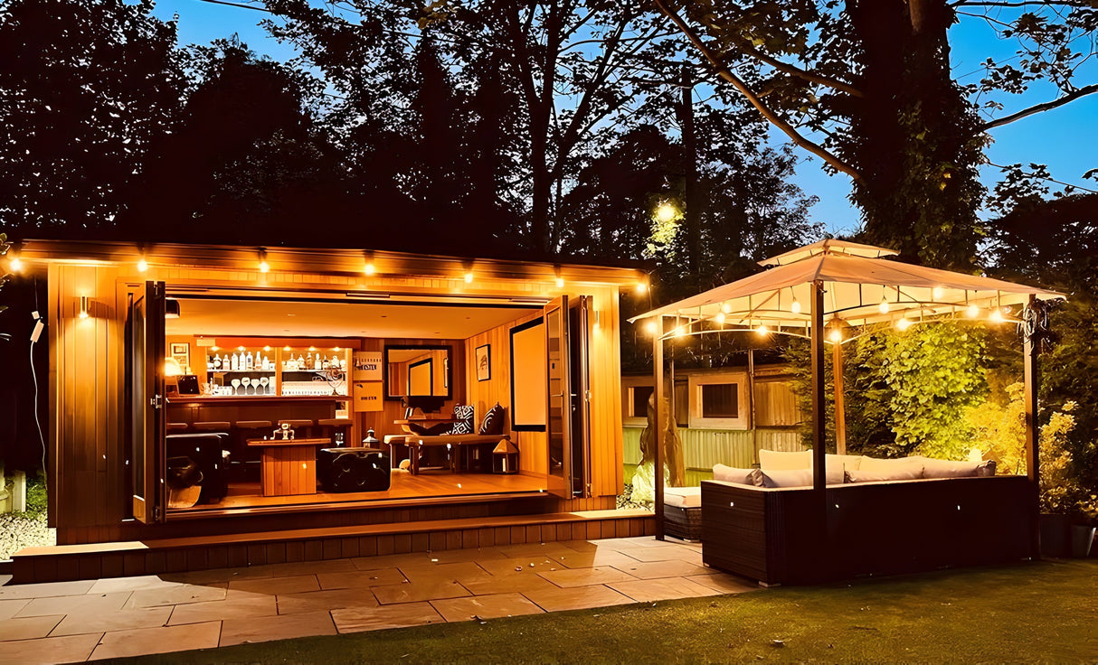 CozyDrape Light - Vattentålig LED-ljusslinga för utomhusbruk Carvallo