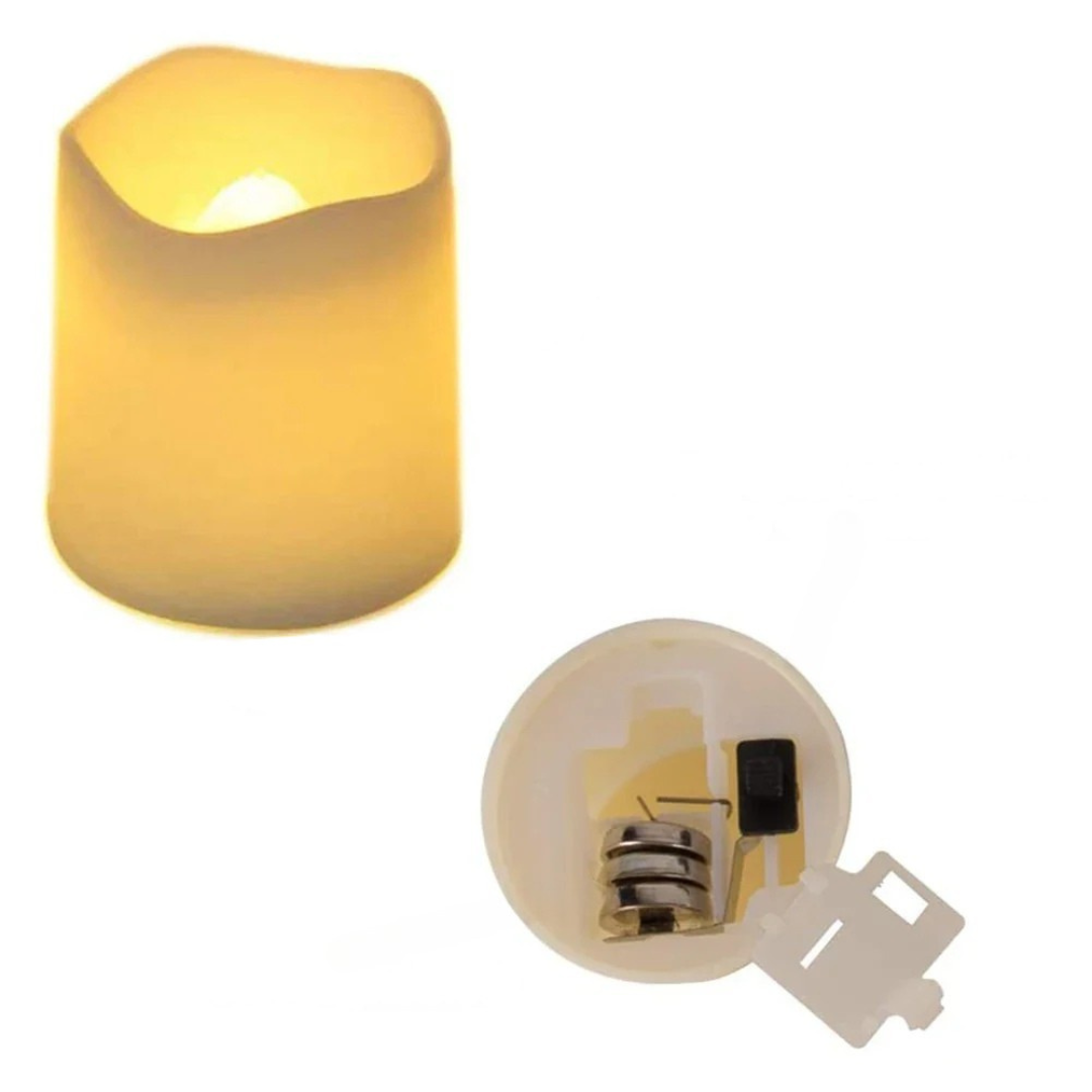 LED-ljus Varm Vit Lågflammande Plastset Carvallo