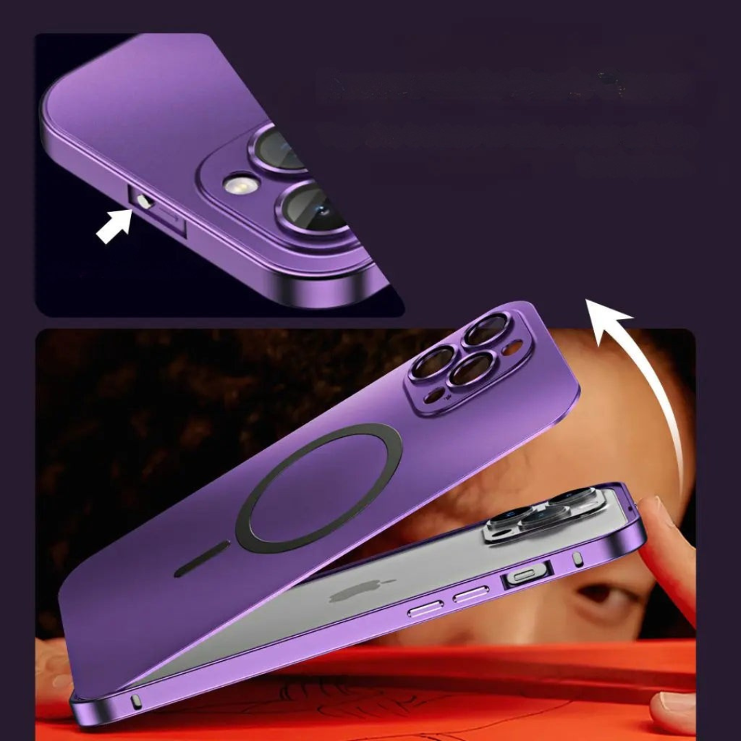 Telefonfodral Magnetisk Metall Tunn Skyddande Fodral Carvallo