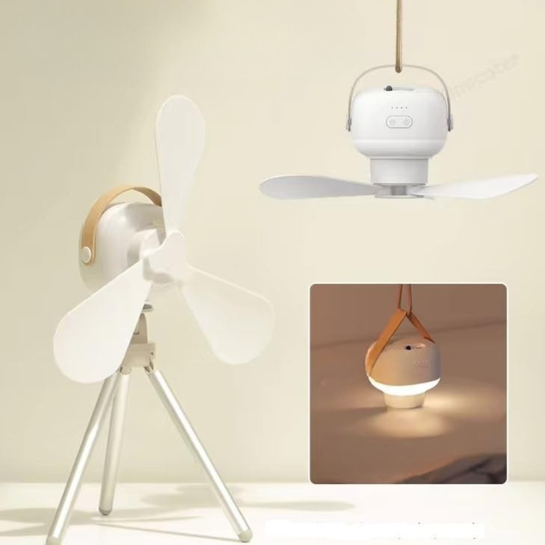 Fjärrkontrollerad takfläkt med ljus Carvallo