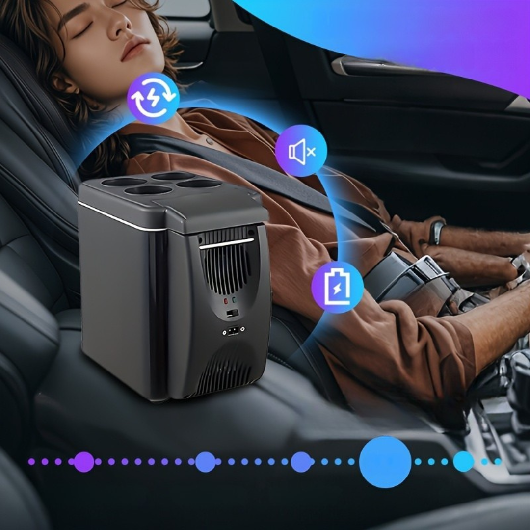 Bärbar Mini Kyl med Stort Utrymme Carvallo