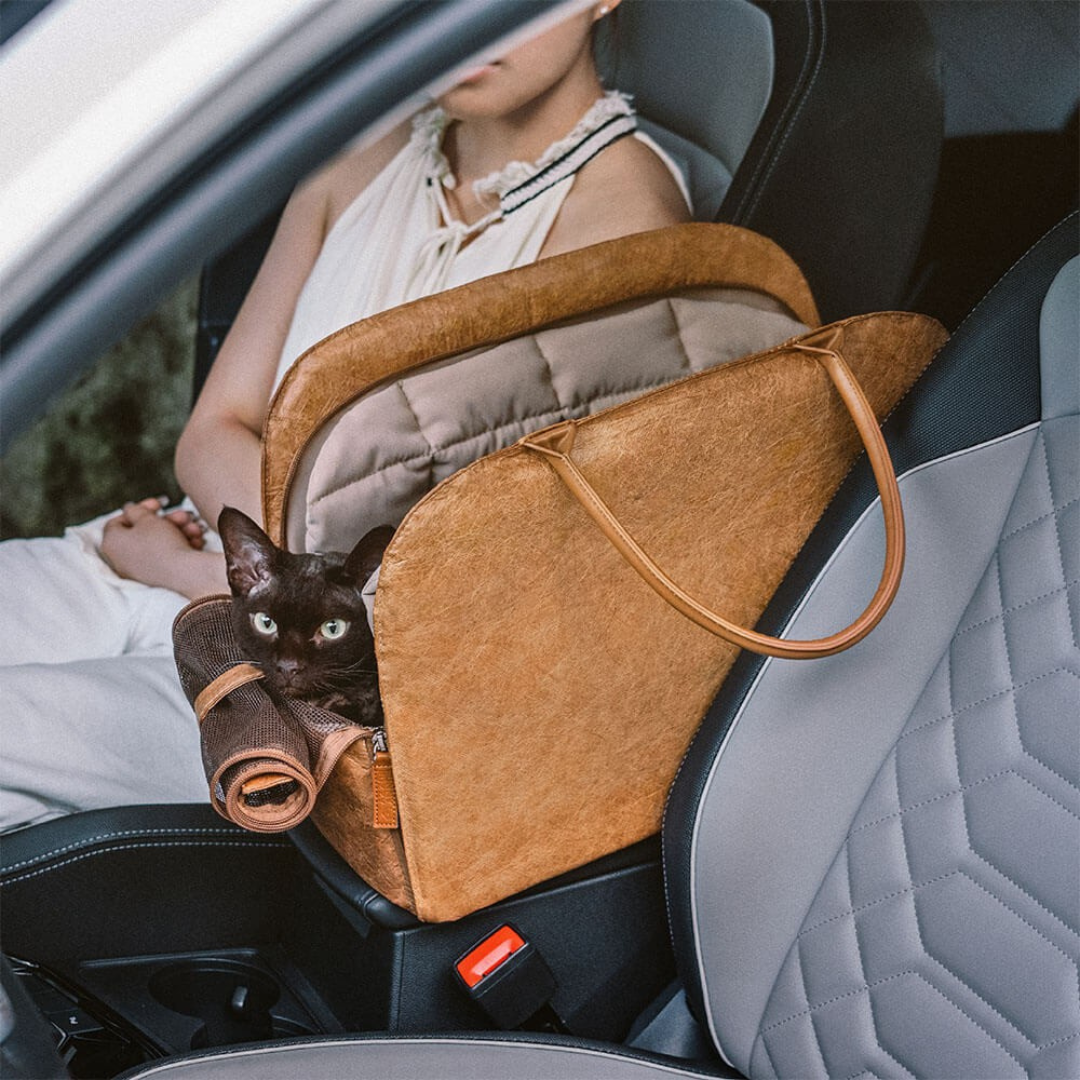 Pet Travel Bag Car Seat Carrier Miljövänlig Carvallo