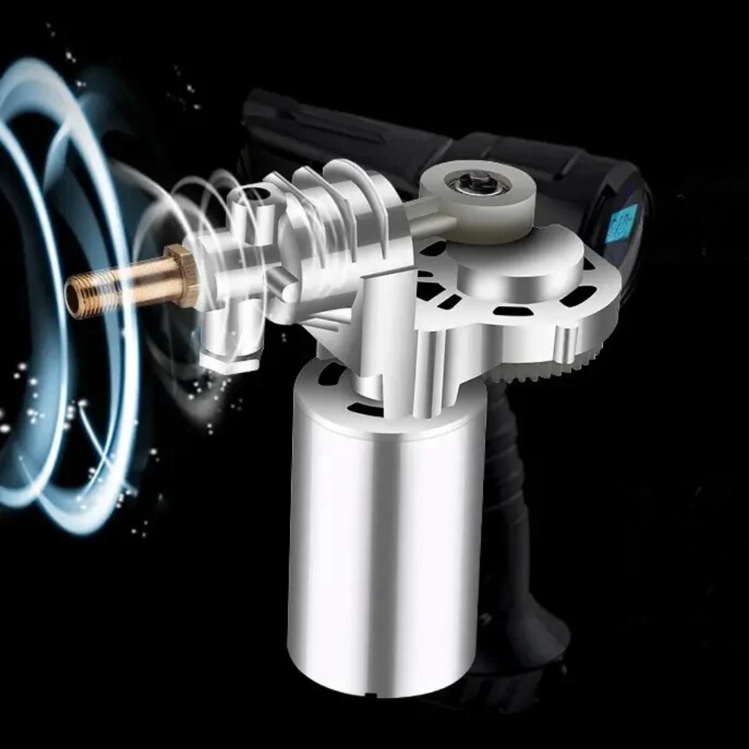 Däckpump med digital display och LED-lampa Carvallo