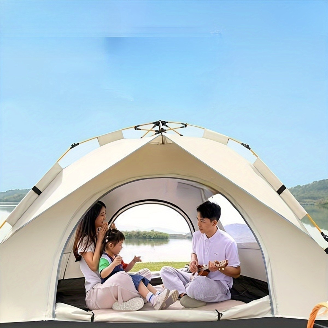 Camping Skyddstält med Oxford Tygeram Carvallo