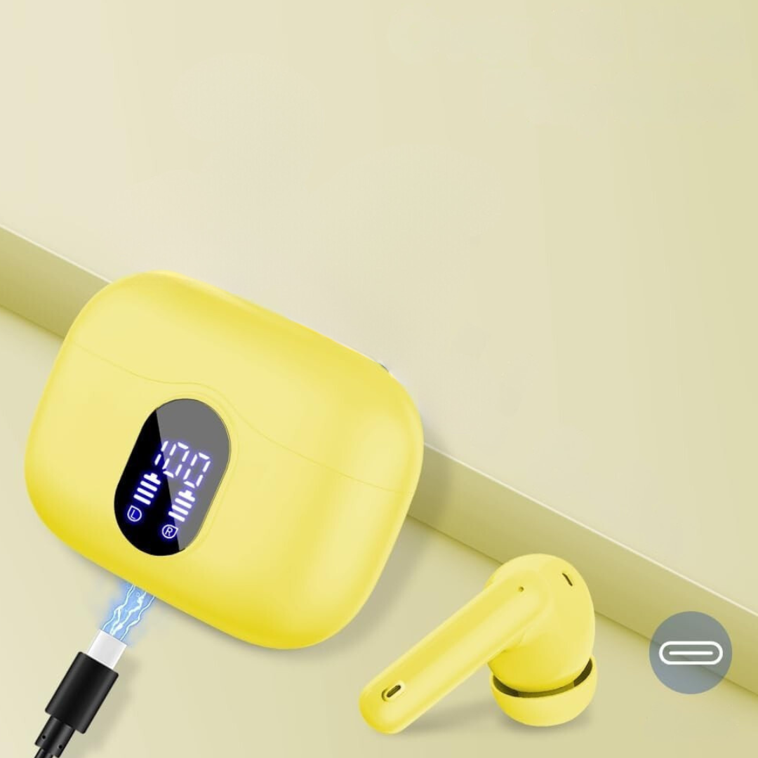Trådlösa Bluetooth hörlurar med brusreducering öronsnäckor Carvallo