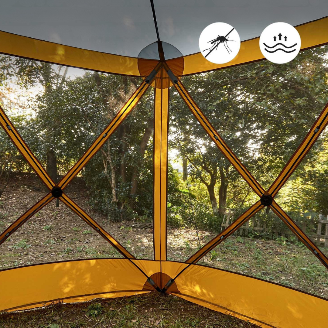 Pop Up Gazebo med UV Nät VÄGGAR Carvallo