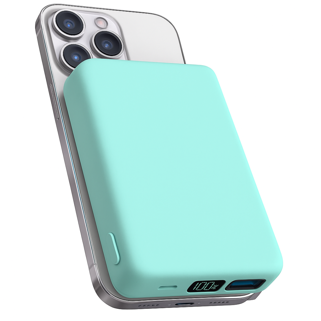 Trådlös laddare powerbank med magnetisk design Carvallo