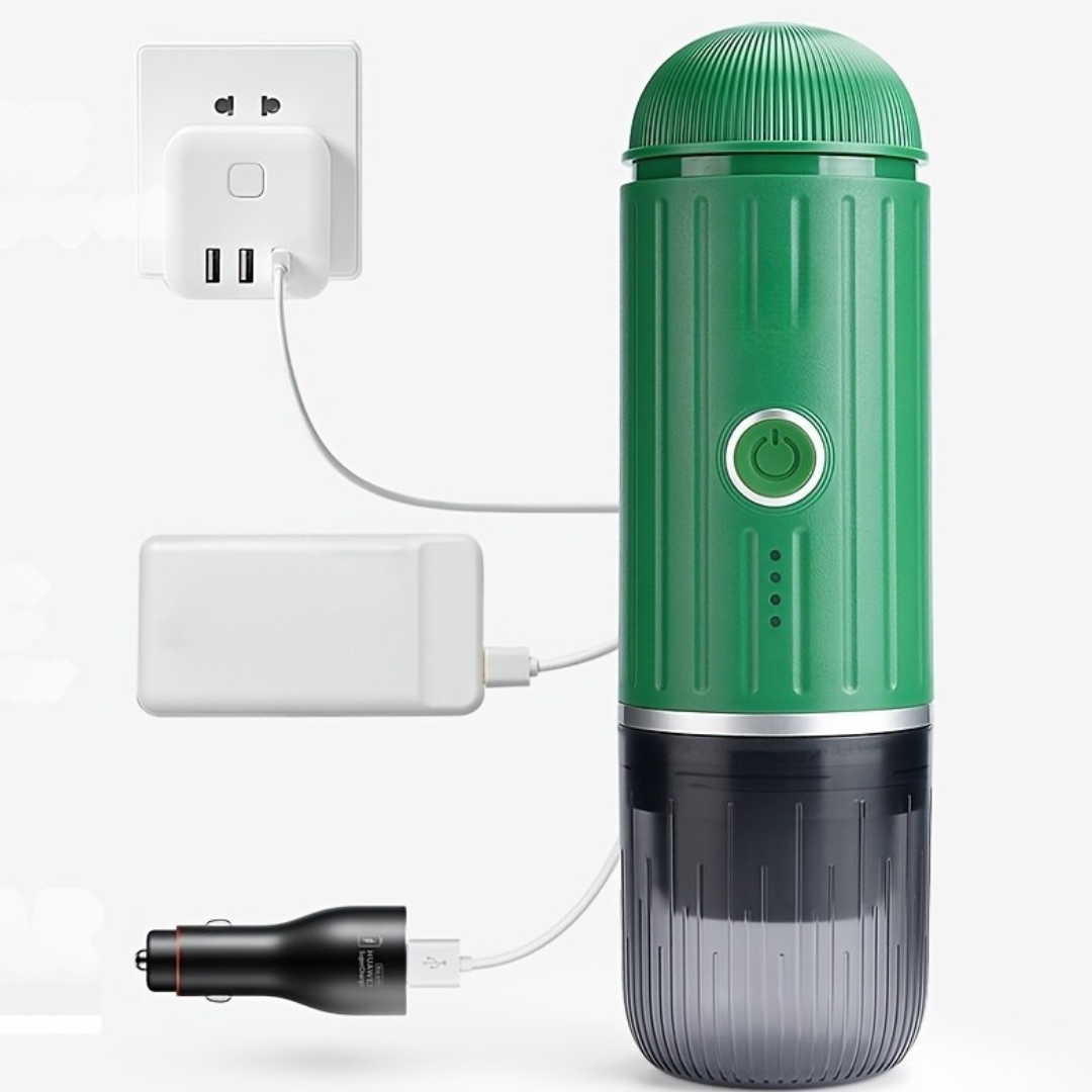 Kompakt rese-espresso-maskin med USB-laddning Carvallo