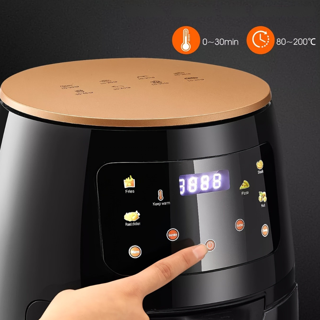 Stor kapacitet digital fritös i rostfritt stål Carvallo