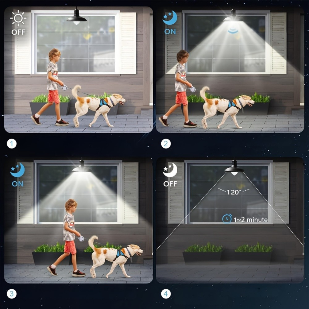 LED rörelsesensor inomhus säkerhetslampa Carvallo