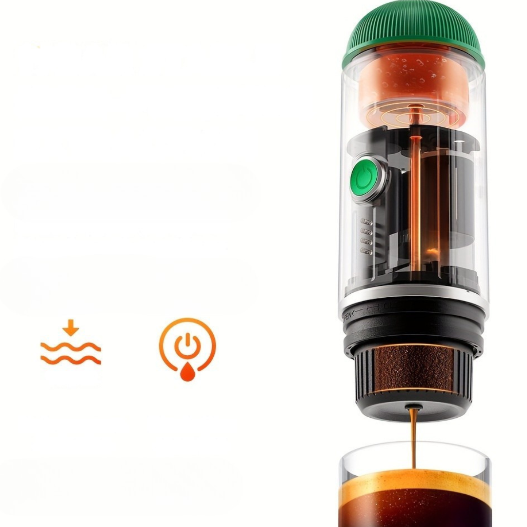 Kompakt rese-espresso-maskin med USB-laddning Carvallo