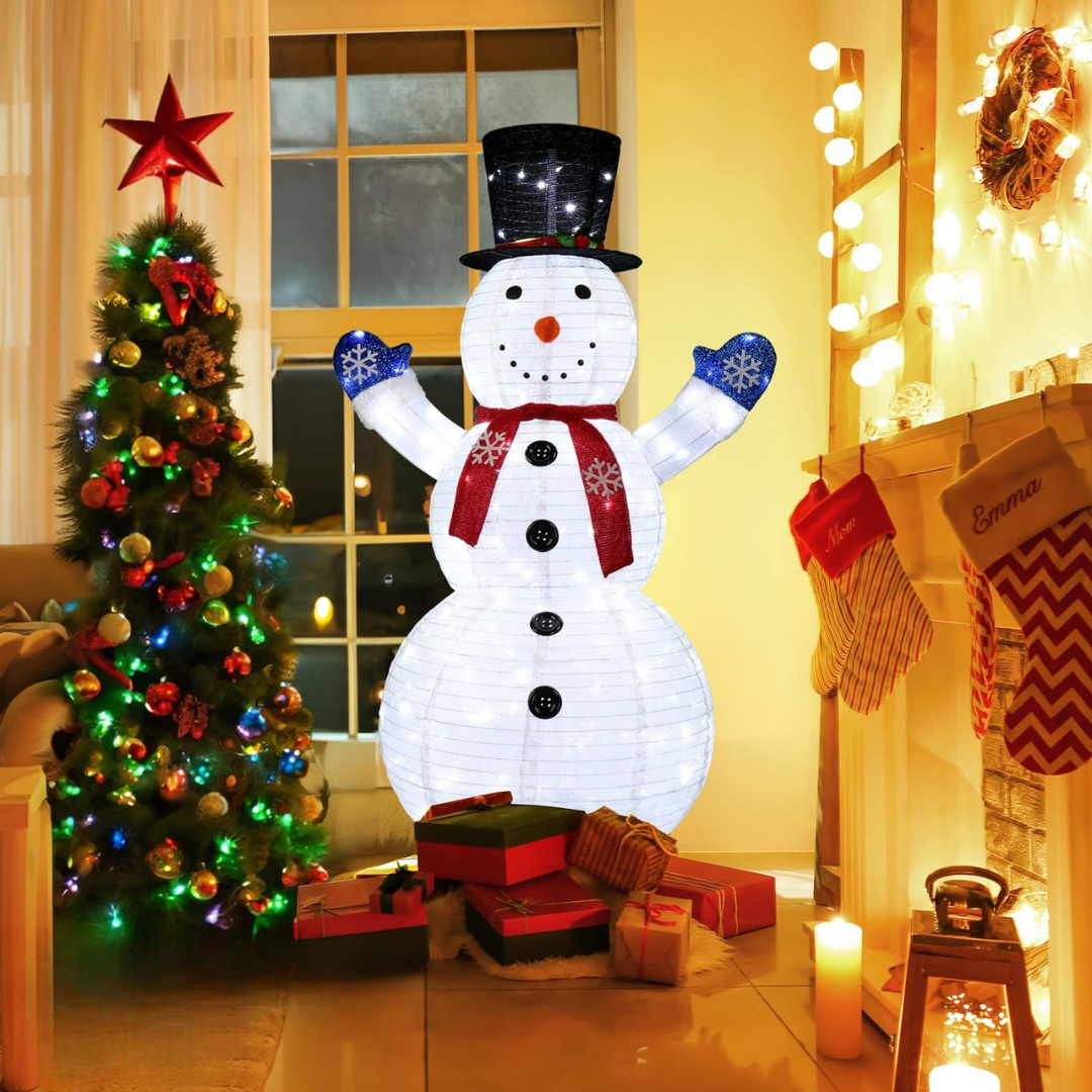 Utomhus Julsnögubbe Ljusdekoration Carvallo