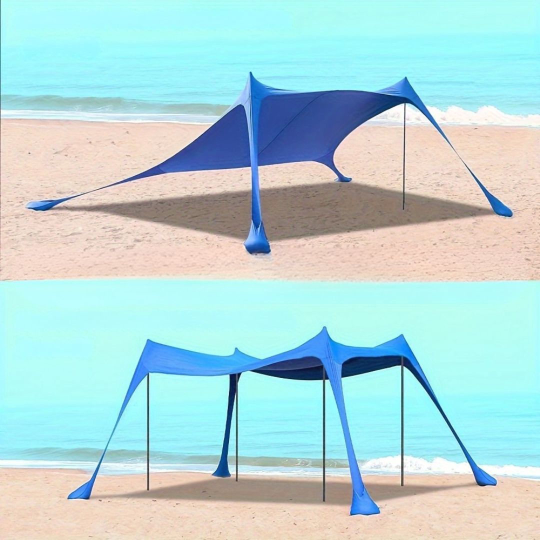 Strand Solskydd Tält med Stänger Carvallo