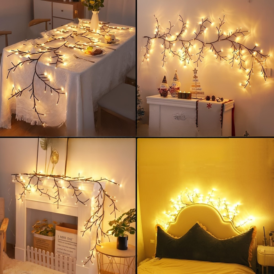 Vägglampor med LED-videokvistsdesign Carvallo