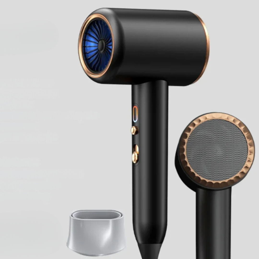 Hårtork med ionisk teknik och stylingverktyg Carvallo