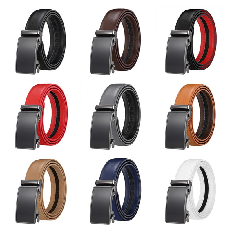 Läderbälte med automatisk spänne för män Carvallo