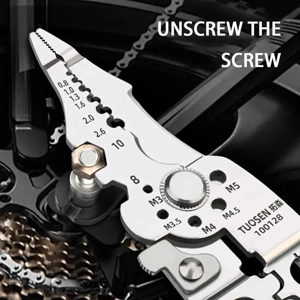 Royallure All-in-One Elektriker Verktygssats: Precision Kabelskalare, Crimpverktyg & Klippare Carvallo