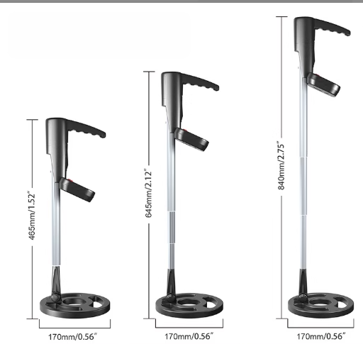 Metall Detector Lätt Justerbar Skattjägare Carvallo