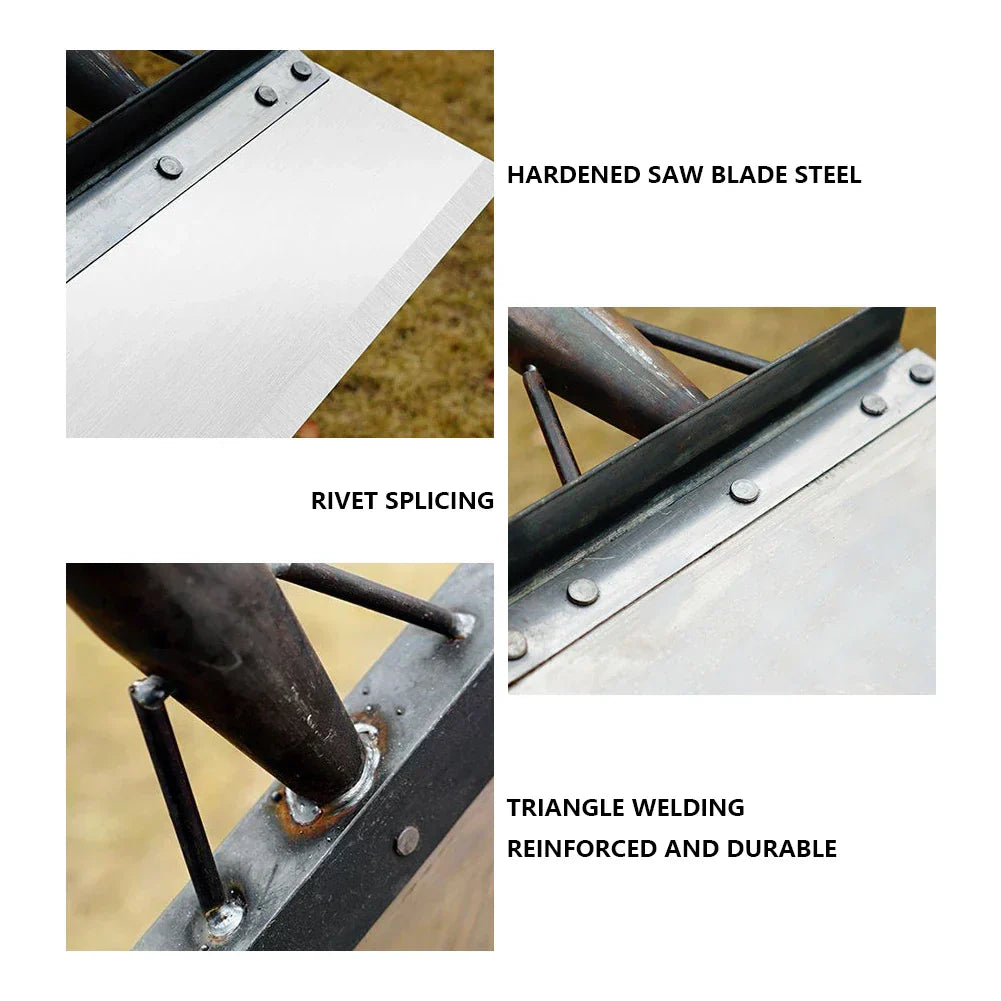 Royallure All-in-One Garden Scraper: Mångsidigt verktyg för ogräsrensning, plantering och isborttagning Carvallo