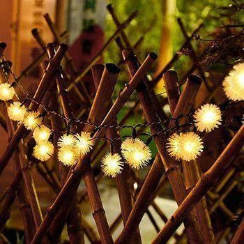 Fairy Lights Varm Vit Solcell Utomhus Ljusgardin Carvallo