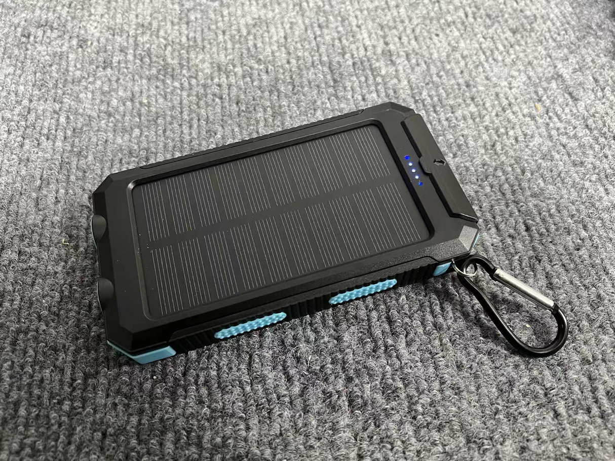 Solenergi Bank Vattentät Dubbel USB Laddare Carvallo