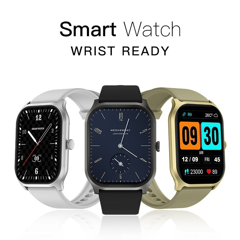 Smartwatch Fitness Tracker med Stort Display Carvallo