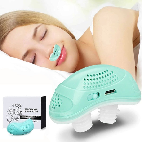 Anti Snoring Device Rechargeable Nasal CPAP Hjälp Carvallo