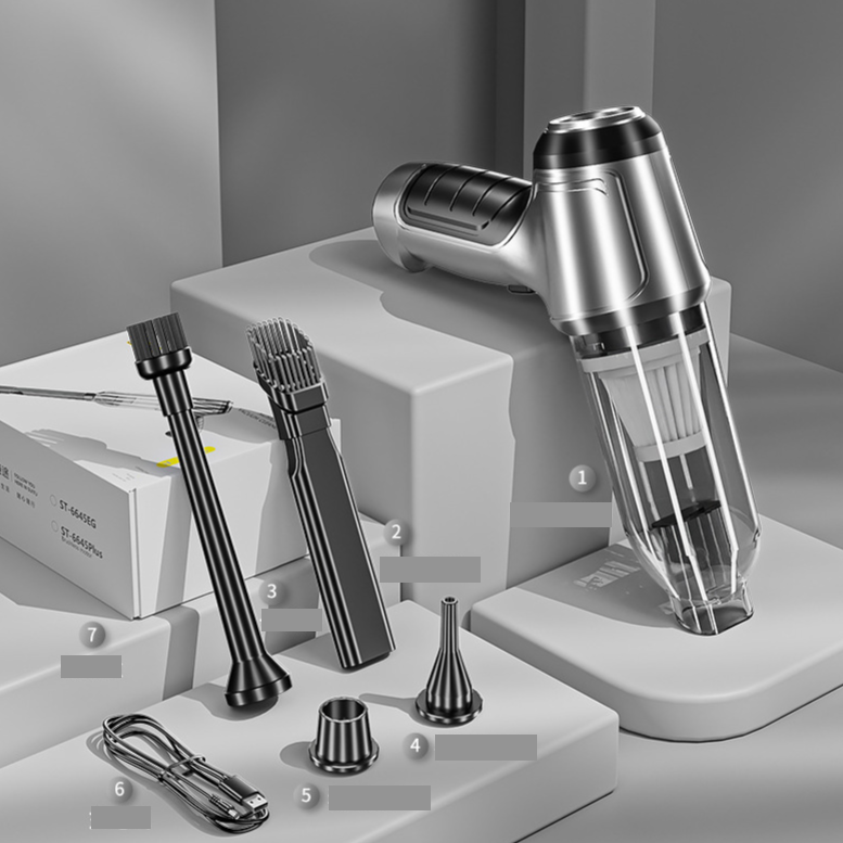 Bil Dammsugare Sladdlös Handhållen Hög Effekt Carvallo