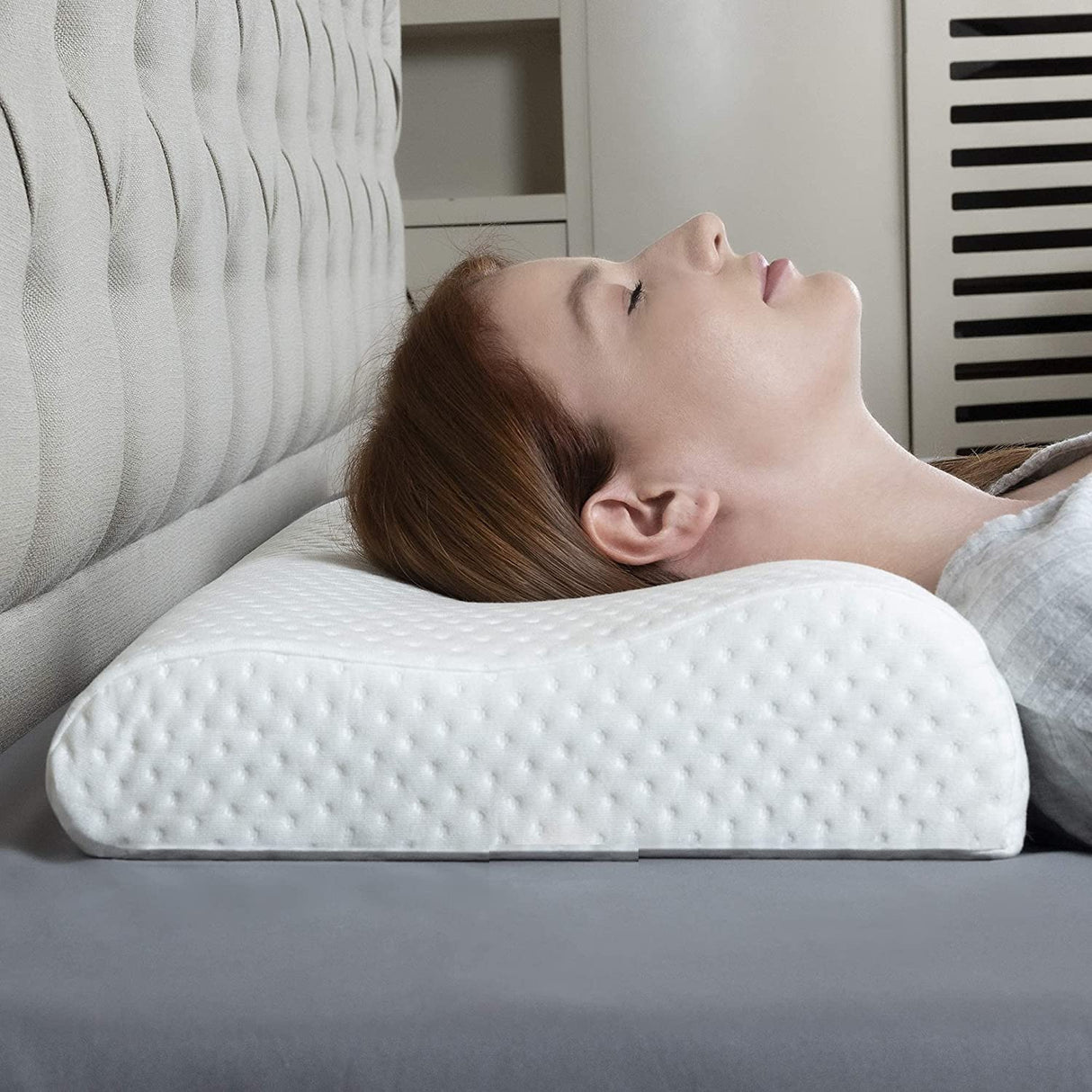 Premium Cloud Comfort Pillow – Memory Foam för tryckavlastning & djup sömn Carvallo