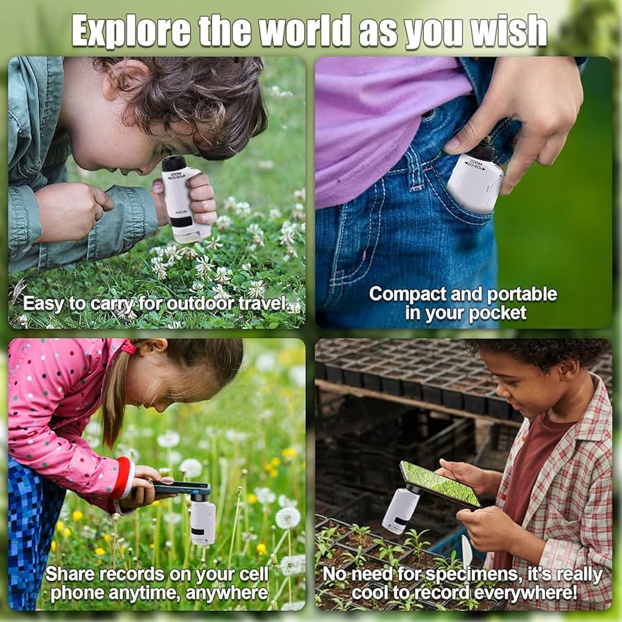 Mini Mikroskop för Barn Carvallo