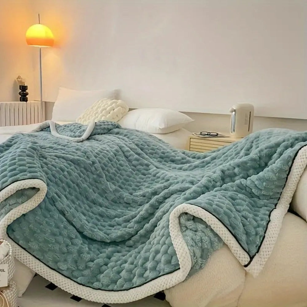 Carvallo – Ultimate Soft Sherpa Fleece Blanket för ren avkoppling Carvallo