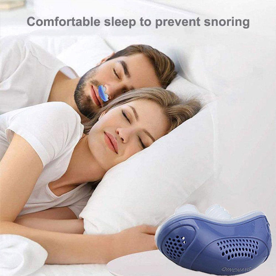 Micro CPAP Anti Snoring Elektronisk Sömn Apné Enhet Carvallo