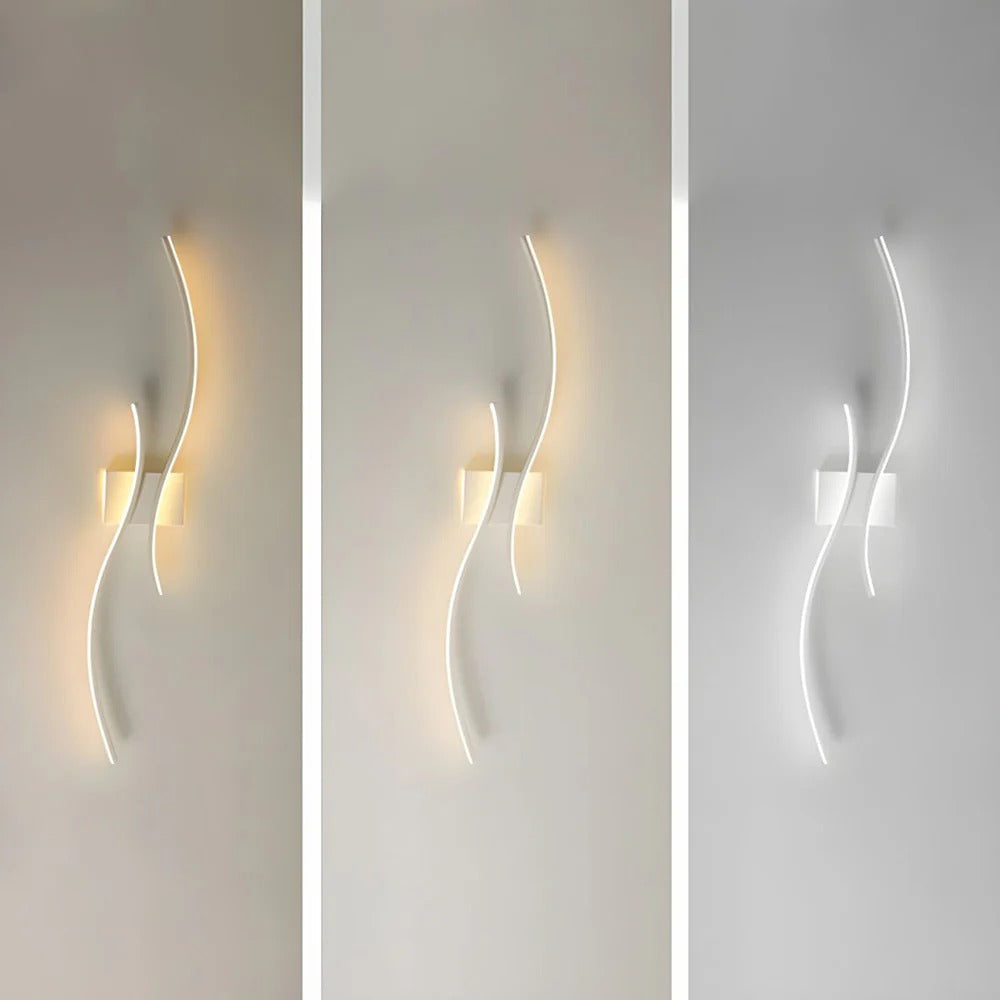 LED Vägglampa | Modern Akryl | Dimbar Aluminiumdesign | 24–39 tum | Brick by Brick Carvallo