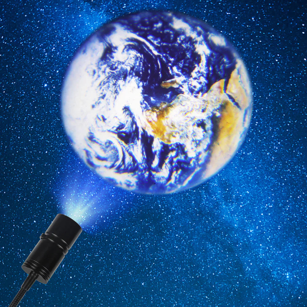 Projektionslampa Jorden och Månen – Stämningsfull takbelysning för ditt hem Carvallo