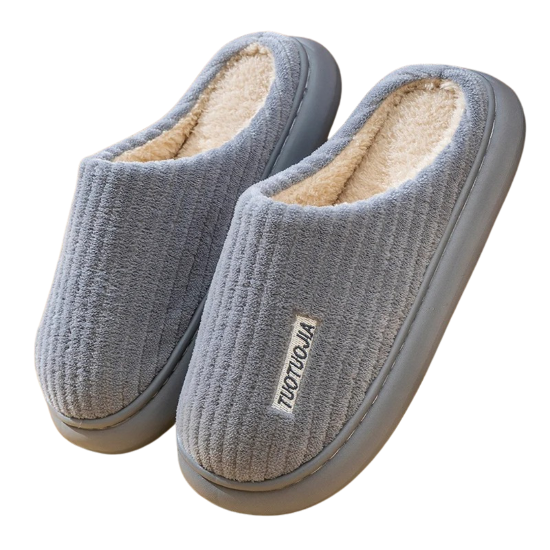 Memory Foam Fluffiga tofflor av plysch Bellasverige