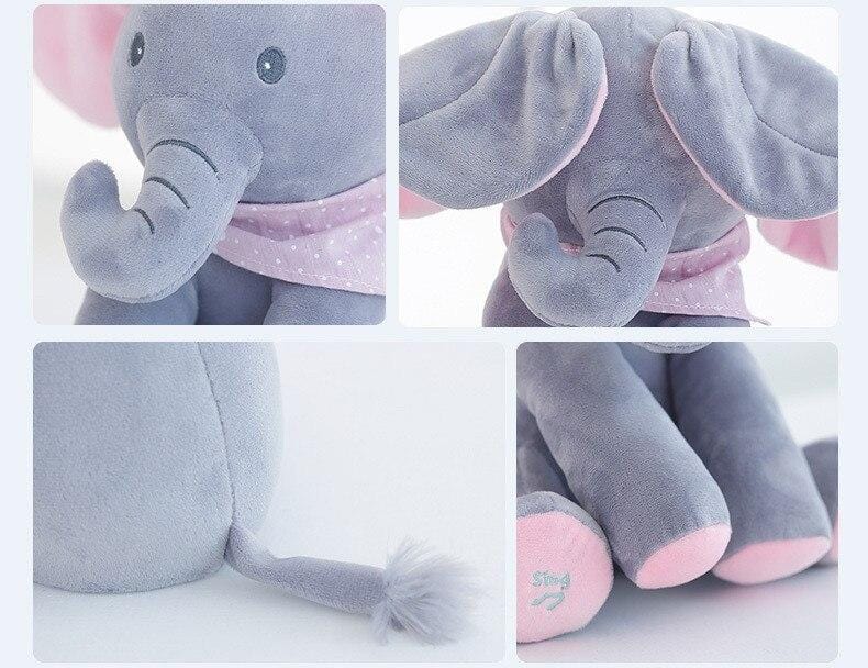 Plush Elefant Lektoy med Musik och Rörelse Carvallo