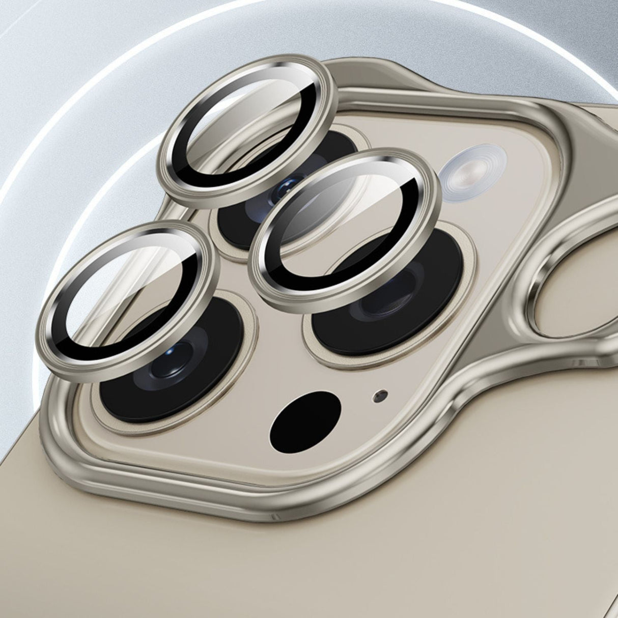 iPhone Fodral Klar Minimalistisk Metallkant Design Carvallo