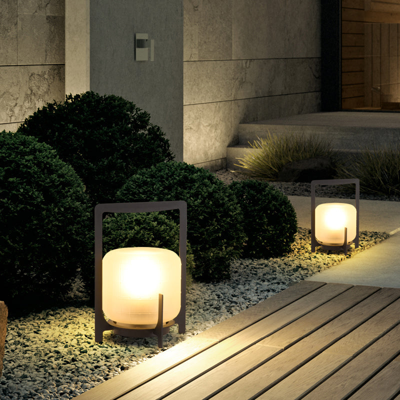 Kompakt solpatio lampa Carvallo