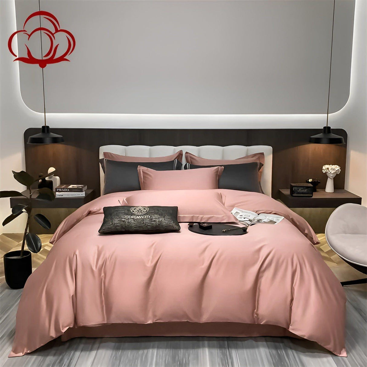 CuddleCloud Bäddsatser - Högkvalitativa sängöverdrag i mjuk bomull Carvallo