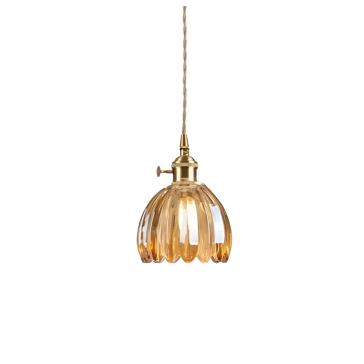 Taklampa med blomglas – Japansk design för mysiga rum Carvallo