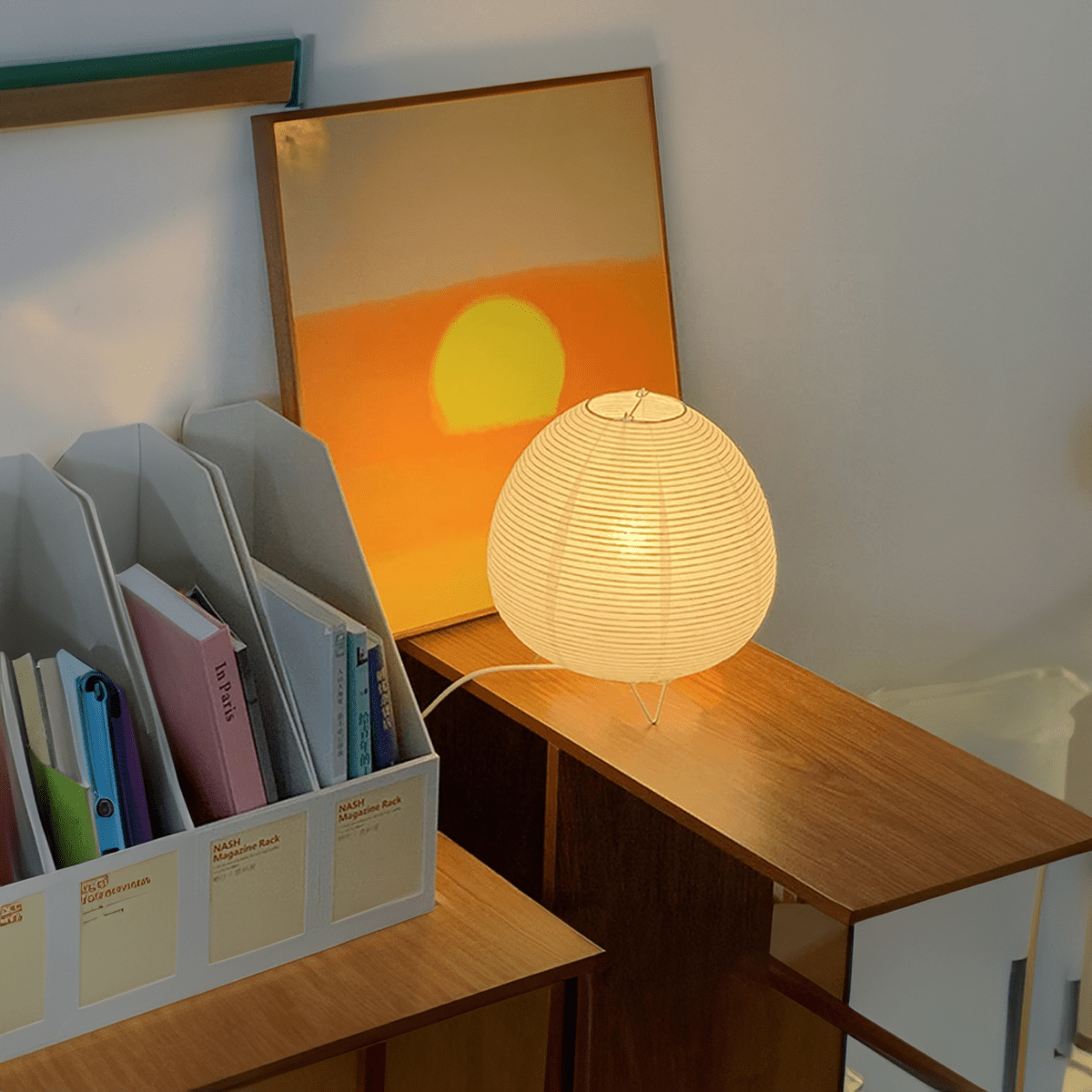 Wabi Sabi LED Bords Lamp - Stilig Ambient Belysning för Hem Carvallo