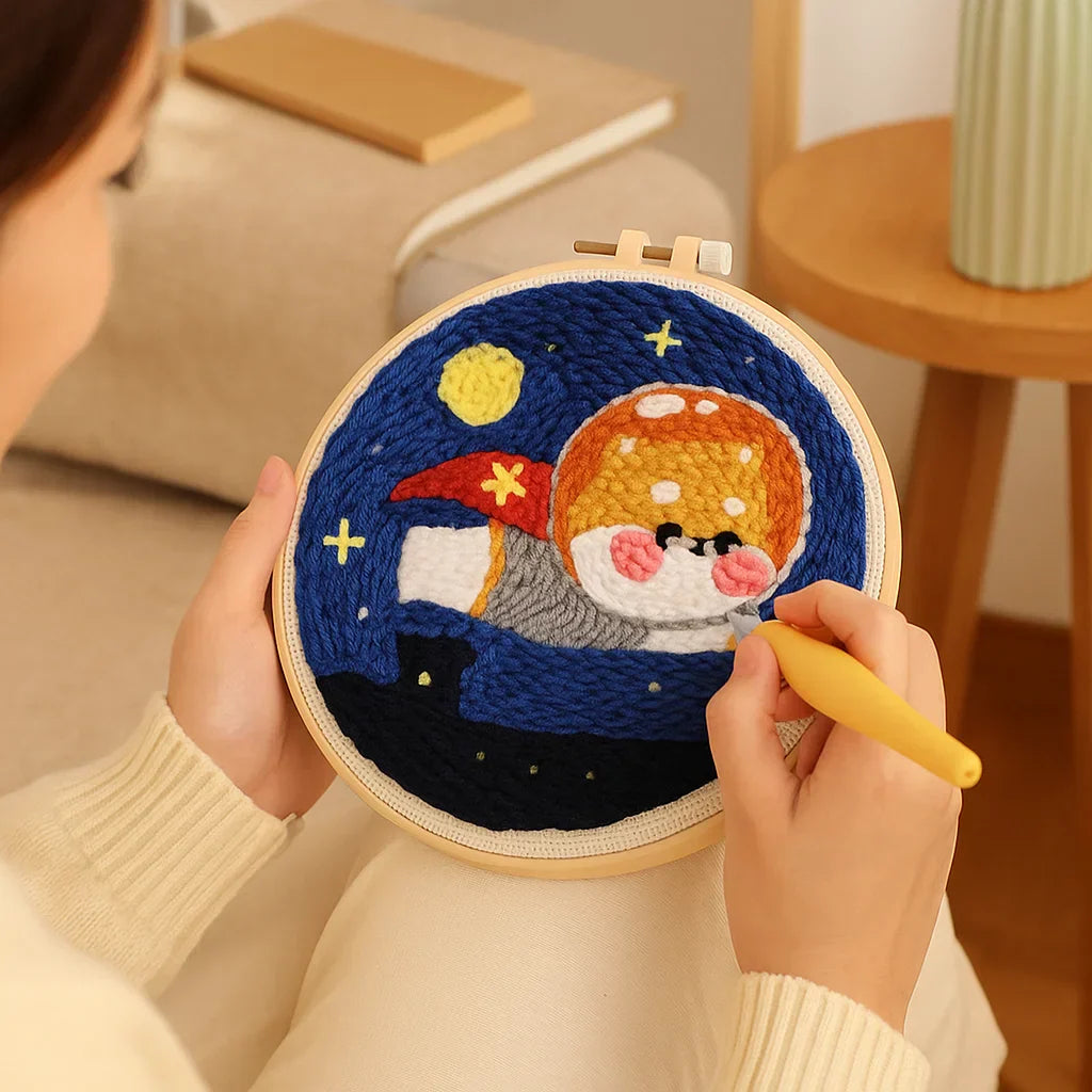 Avkopplande Stickset med olika designer Carvallo