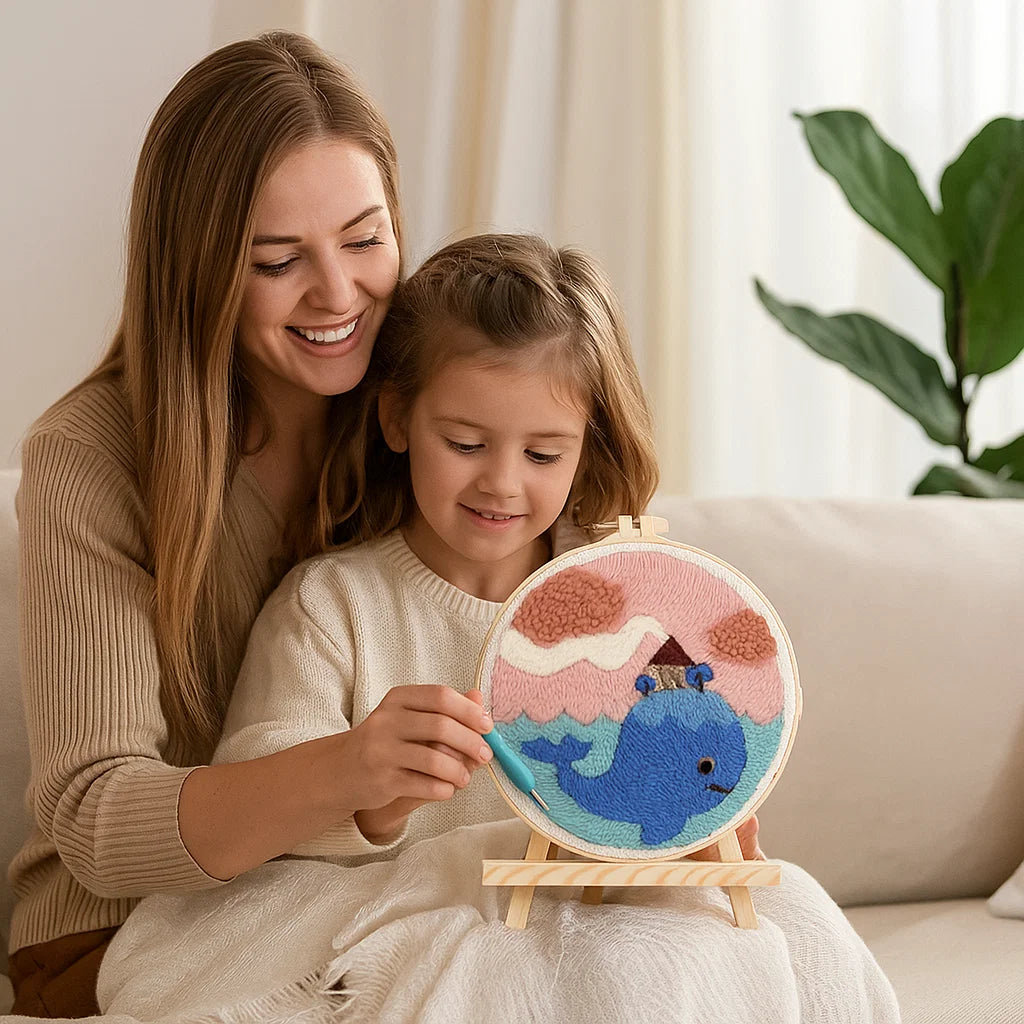 Avkopplande Stickset med olika designer Carvallo