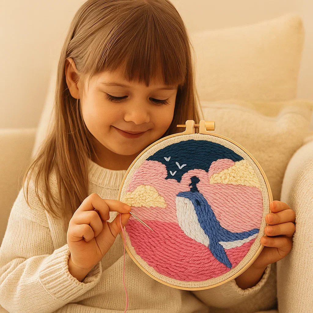 Avkopplande Stickset med olika designer Carvallo