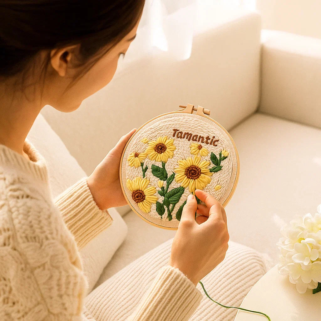 Avkopplande Stickset med olika designer Carvallo