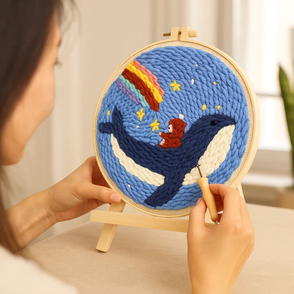 Avkopplande Stickset med olika designer Carvallo